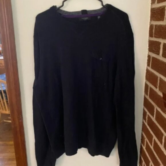 Ted Baker London men’s size 7 or 3x navy blue sweater - Picture 1 of 4
